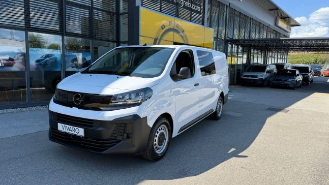 Opel VIVARO Crew Van Enjoy 2.0D, 106kW 3+3sjedala – 7 godina garancije!